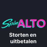 Storten en uitbetalen bij Spinalto